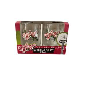 A Christmas Story Curved Table Glass 2-Pack